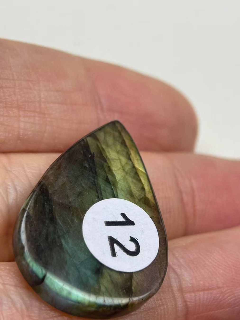 Pietre preziose: Premium Labradorit Cabochon – Nuovo e nell'imballaggio originale da Schiers venduto da sisikristall 1