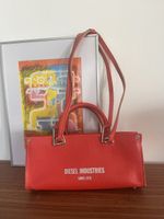 Diesel red leather bag