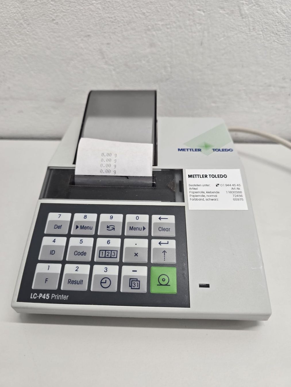 Stampanti: Mettler Toledo LC-P45 printer – Usato da Niederdorf venduto da LeptonAG_Labor 1