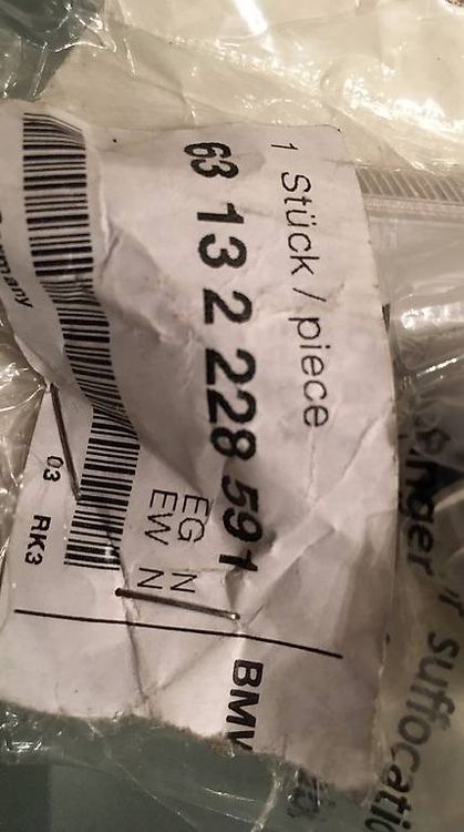 Tutti pezzi di ricambio auto: Blinkerglas / Seitenblinker BMW / originalverpackt – Usato da Innerberg venduto da Spidii