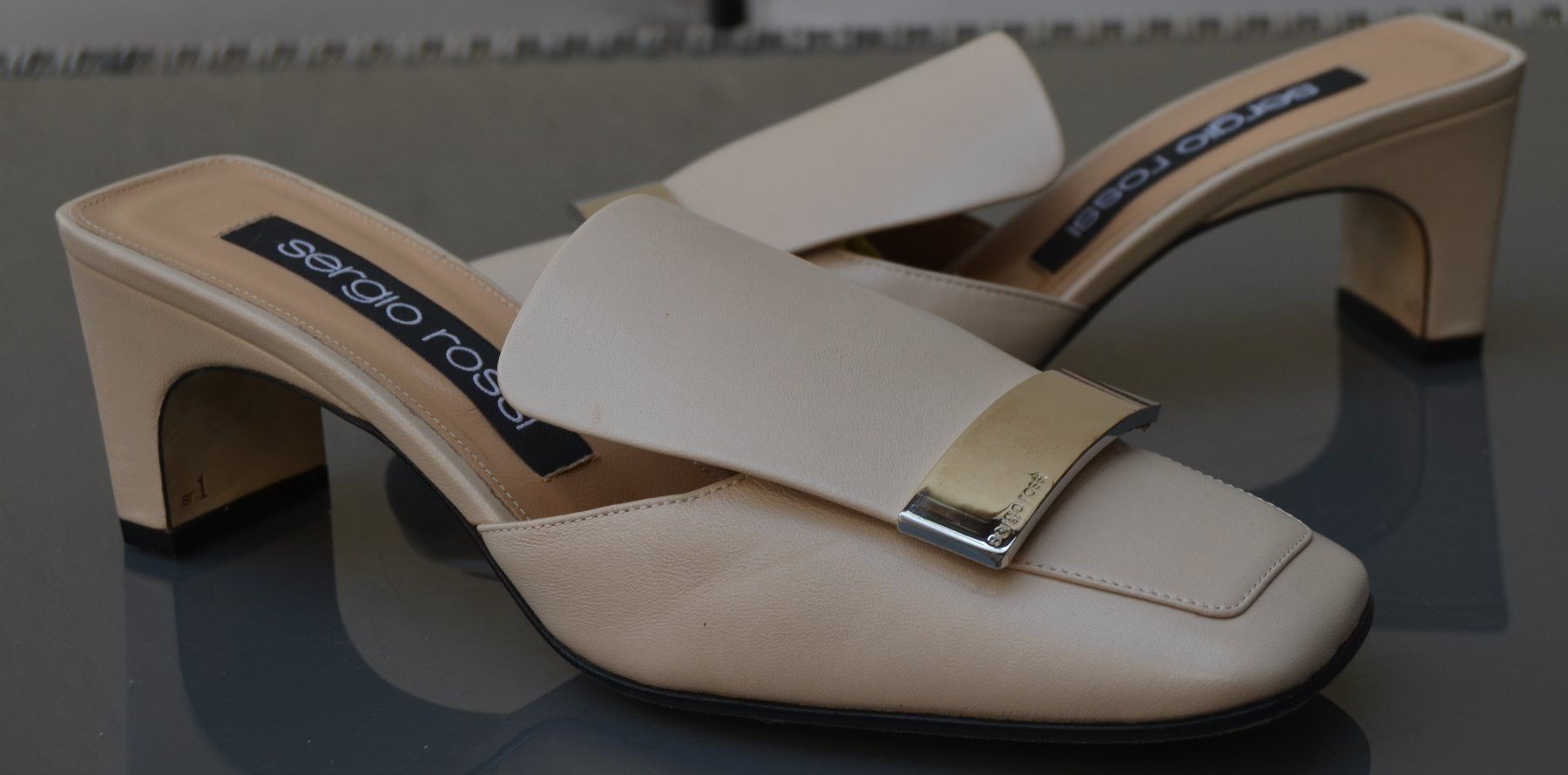 Sergio Rossi Scarpe da donna: Sergio Rossi Mule Sandalen / sandales .39 – Usato da Collonges venduto da arashee 5