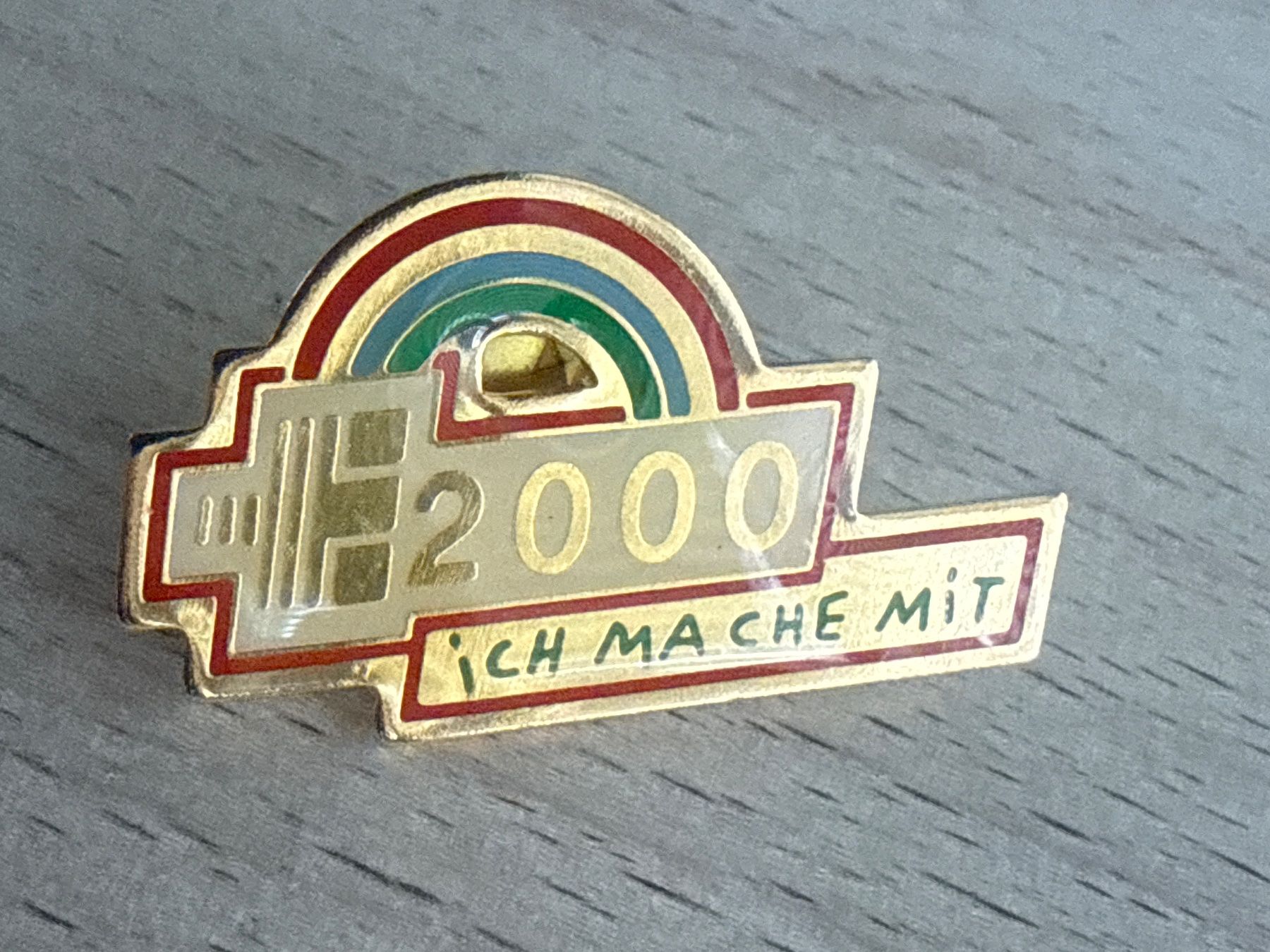 Plaquettes & Badges: Pin  "2000 ich mache mit" – D'occasion à Glattbrugg par Schweigmatt