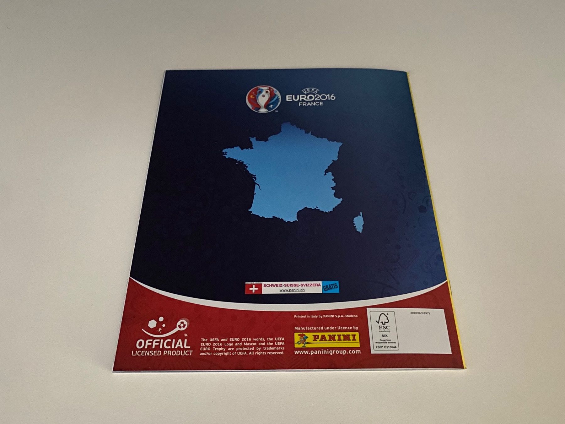 Panini Album: Panini Leeralbum WM 2016. Schweizer Edition – Usato da Hergiswil LU venduto da FcMalkov 5