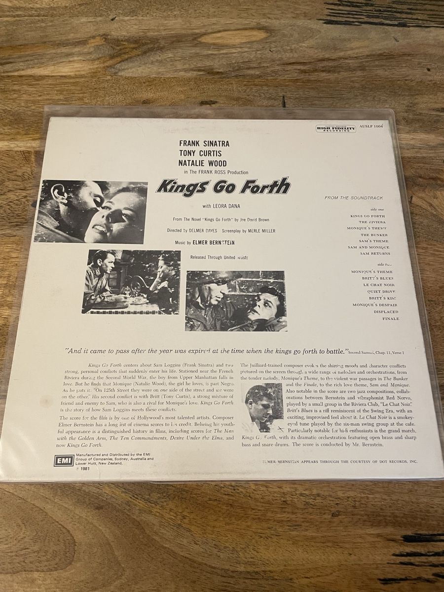 Dischi in vinile: Kings Go Forth - Elmer Bernstein – Usato da Hombrechtikon venduto da baersandro 1