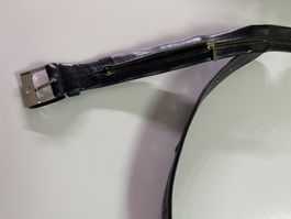 Herren Gürtel Leder mit Sicherheitsfach - 102 cm