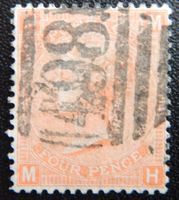 Grossbritannien Kat. 24 Pl.13 gest. 1865 Kat. 30 Euro