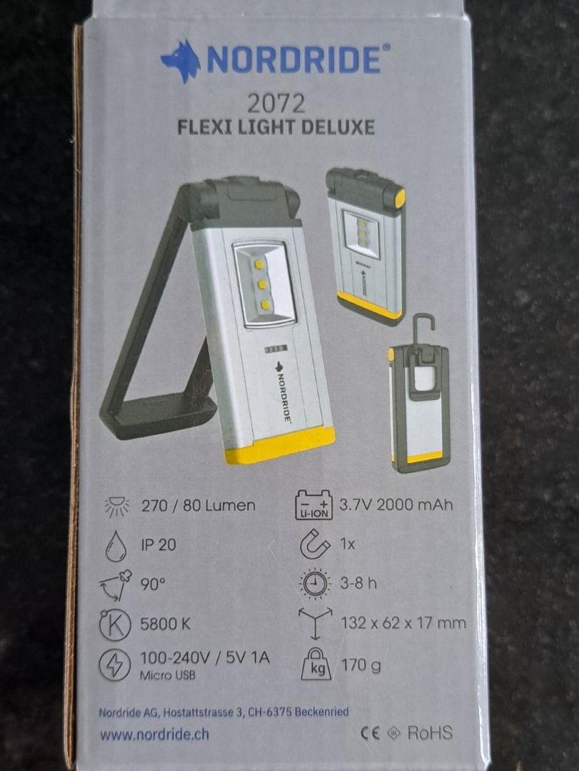 Lampade: Nordride Flexi Light Deluxe – Nuovo e nell'imballaggio originale da Müllheim Dorf venduto da Miss_suisse 2
