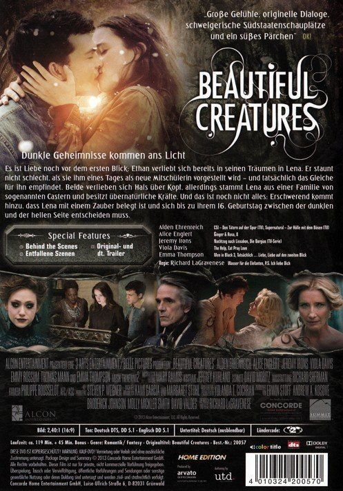 Tutti i DVDs: Beautiful Creatures - Eine unsterbliche Liebe [DVD] – Usato da Dietikon venduto da Ruempfli 1