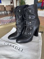 Casadei Leder-Stiefeletten mit Absatz