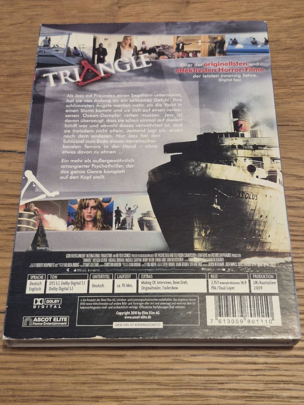 Tutti i DVDs: Triangle - Christopher Smith (DVD) Melissa George – Usato da Oberembrach venduto da giu_7ksd 1