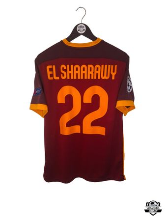 EL SHAARAWY #22 Original AS Roma 2015-16 UCL Home Trikot
