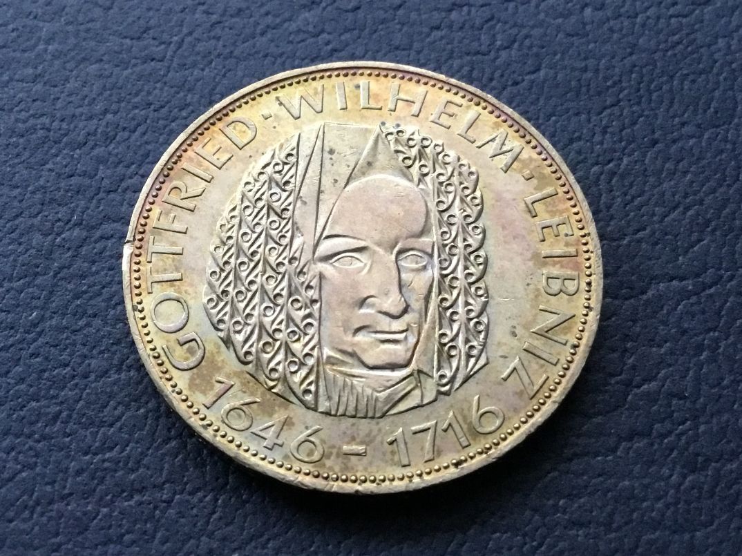 Tutti le monete: 5  Deutsche Mark LEIBNIZ 1966 – Usato da St. Margrethen SG venduto da alfapeugeot10 2