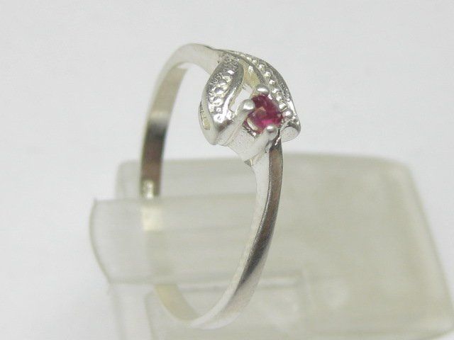 Anelli: feiner Ring Silber 925 + MP Spinell rot Gr. 54 – Usato da Ermatingen venduto da Decovin 2