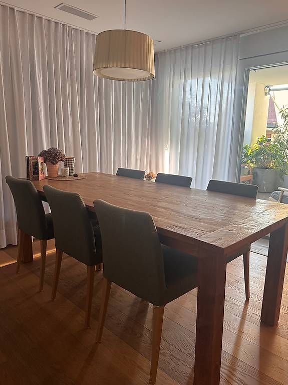 Tables: Esstisch 220x100 aus recyceltem Teakholz – D'occasion à Zürich par Saendee 1