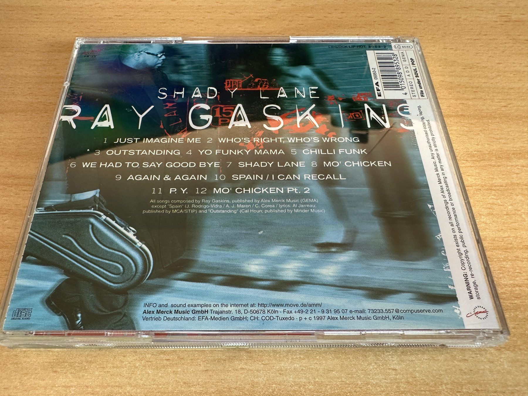 CD: Ray Gaskins – Shady Lane – Usato da Rikon im Tösstal venduto da Alpenmutz 1