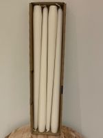 Stabkerzen in Weiss/Elfenbein/36cm lang/Angebot/Neu/OVP