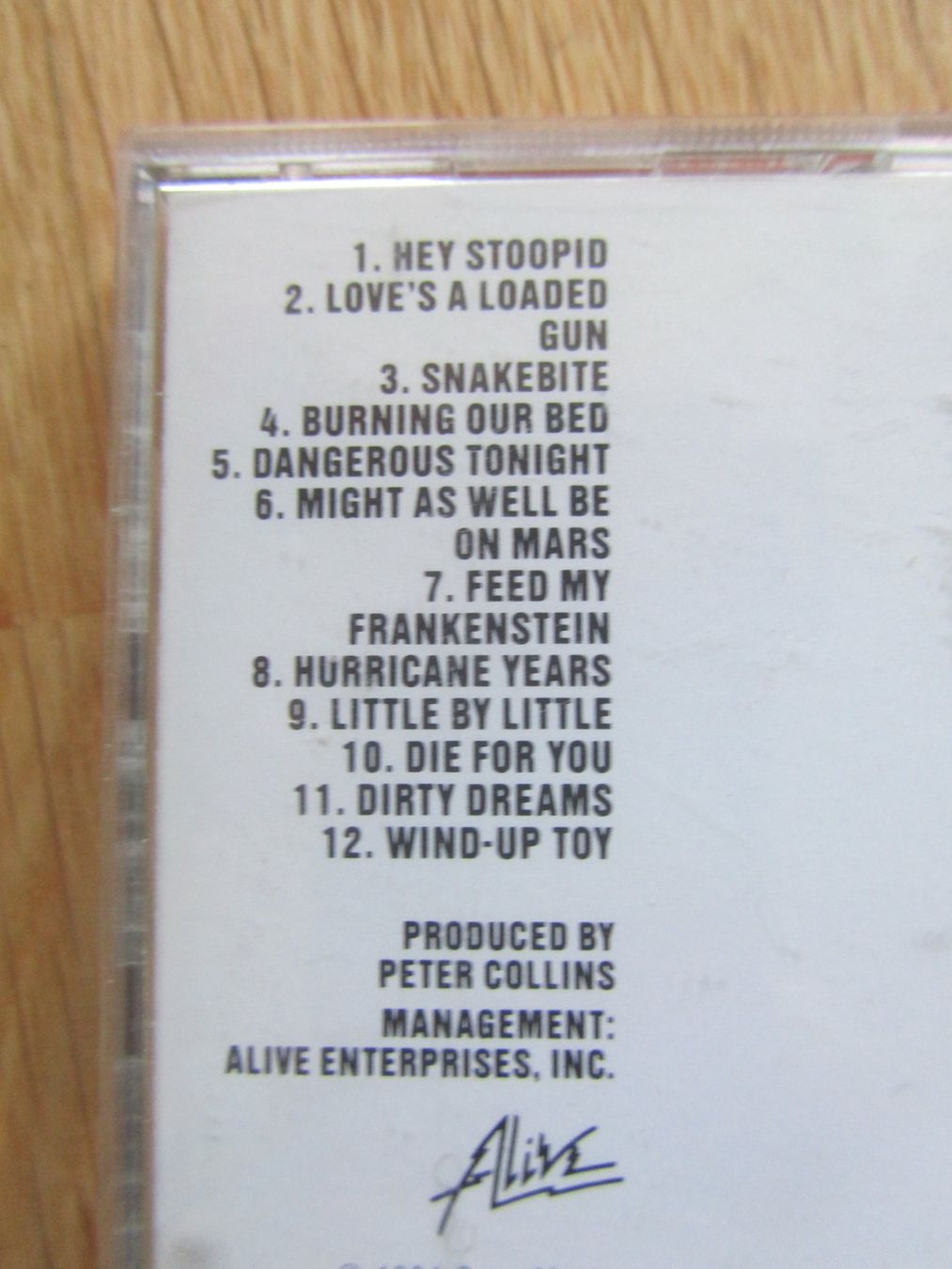 CD: Alice Cooper - Hey Stoopid CD - Klassiker! – Usato da Seengen venduto da mikelele 3