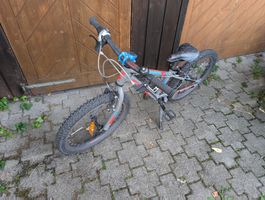 Kinderfahrrad Cube grau rot gebrauchter Zustand