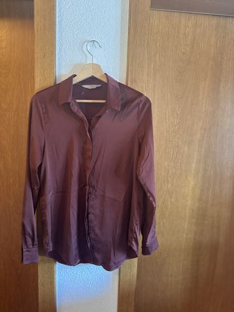 Hemdbluse Satinlook