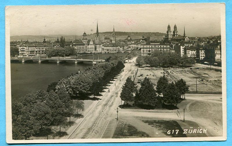 Cartoline postali: Zürich 1924 – Usato da Opfikon venduto da cleocat-vb
