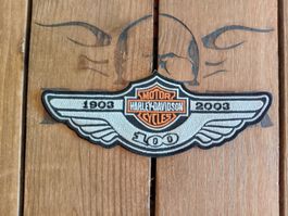 Harley Davidson Jubiläums-Patch 100 Jahre, Top Zustand!