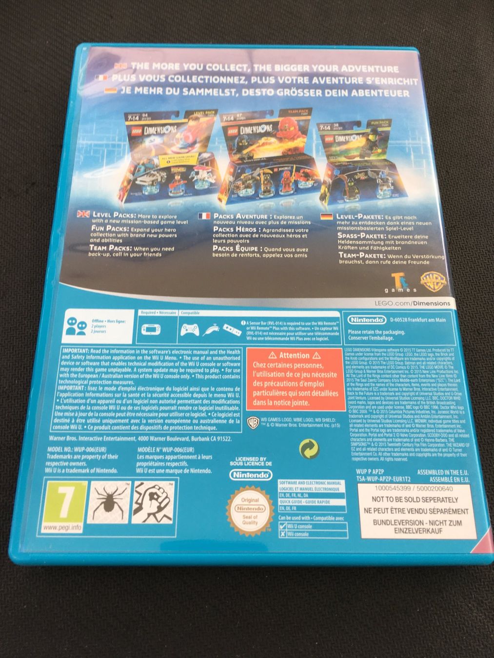 Nintendo Giochi: Lego Dimensions - Nintendo Wii-U – Usato da St.Gallen venduto da MedienJoe 1