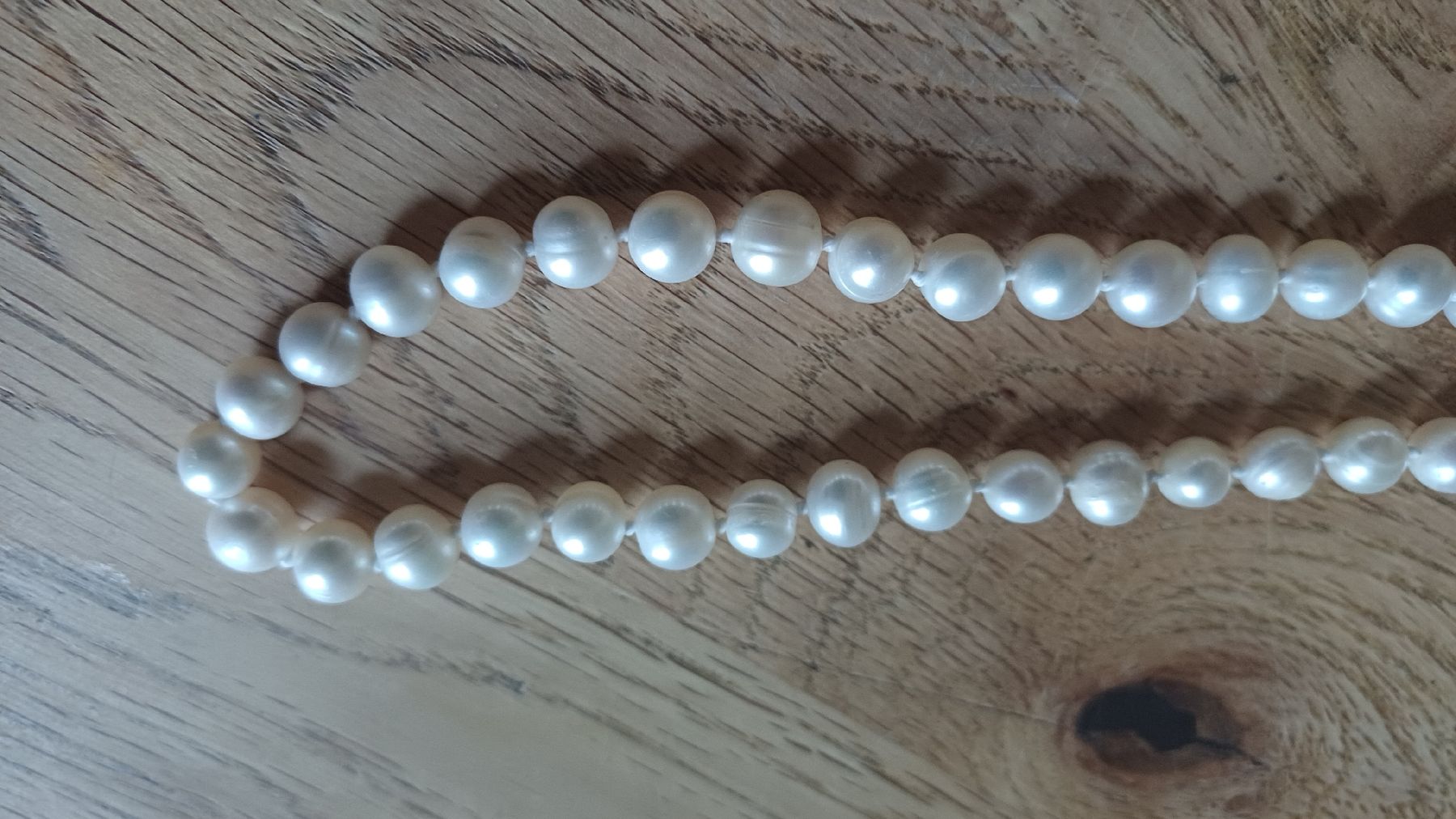 Perle (finte): Schöne Perlenkette 60 cm lang – Usato da Flawil venduto da Pinkmalibu 5