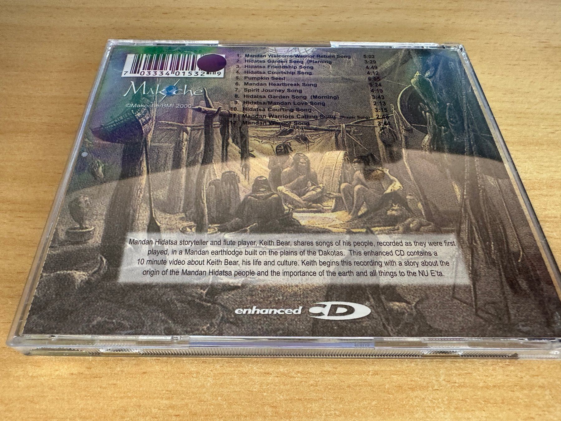 CD: Keith Bear – Earthlodge – Usato da Rikon im Tösstal venduto da Alpenmutz 1