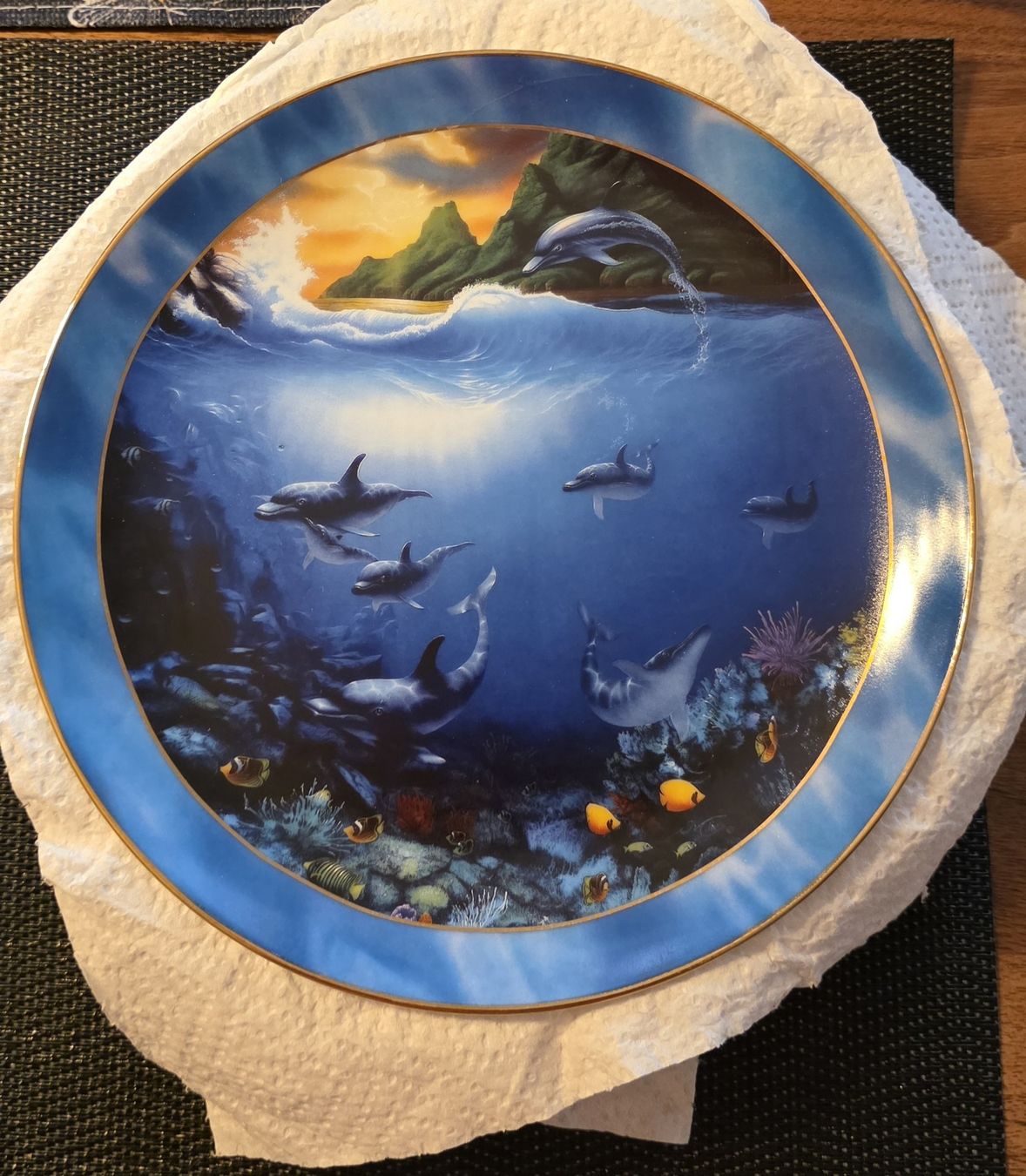 Assiettes: Delphin Teller aus Sammlung – D'occasion à Bäretswil par mar_py98