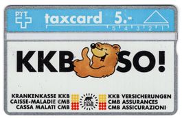 Krankenkasse KKB (1. Auflage) - seltene Firmen Taxcard