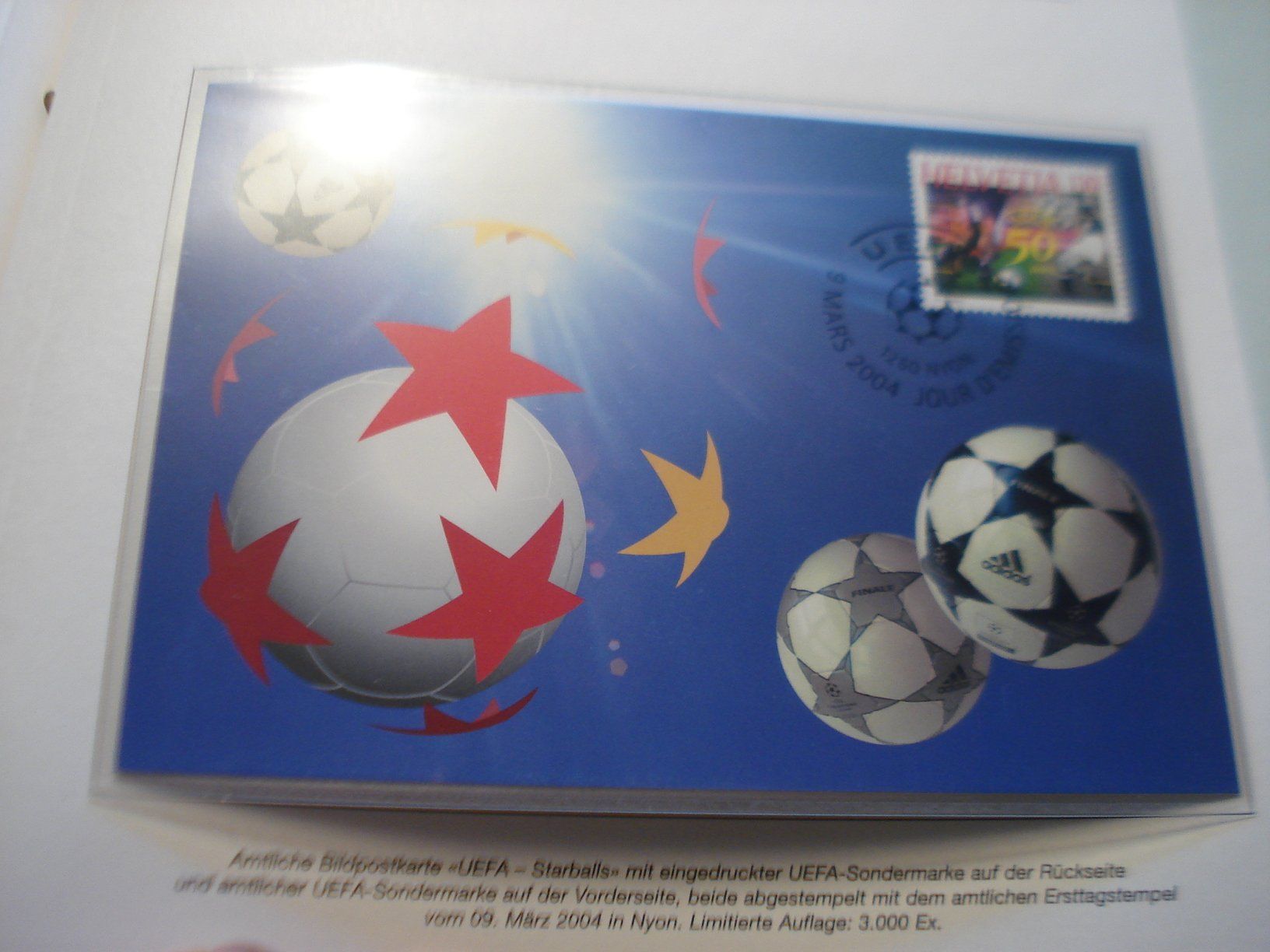 Tutti i francobolli: Maximumkarte UEFA 2004 – Usato da Niederwil AG venduto da morostahu