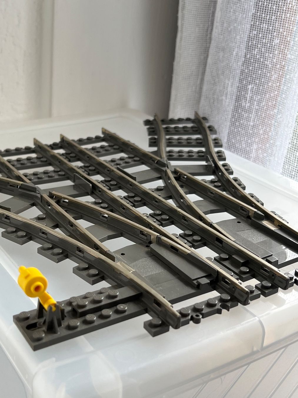 Lego Jouets: LEGO System 9v Weichen Paar R+L – D'occasion à Uttigen par sonorsonic 1