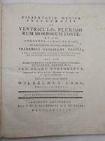 MEDIZINISCHE DISSERTATION 1788