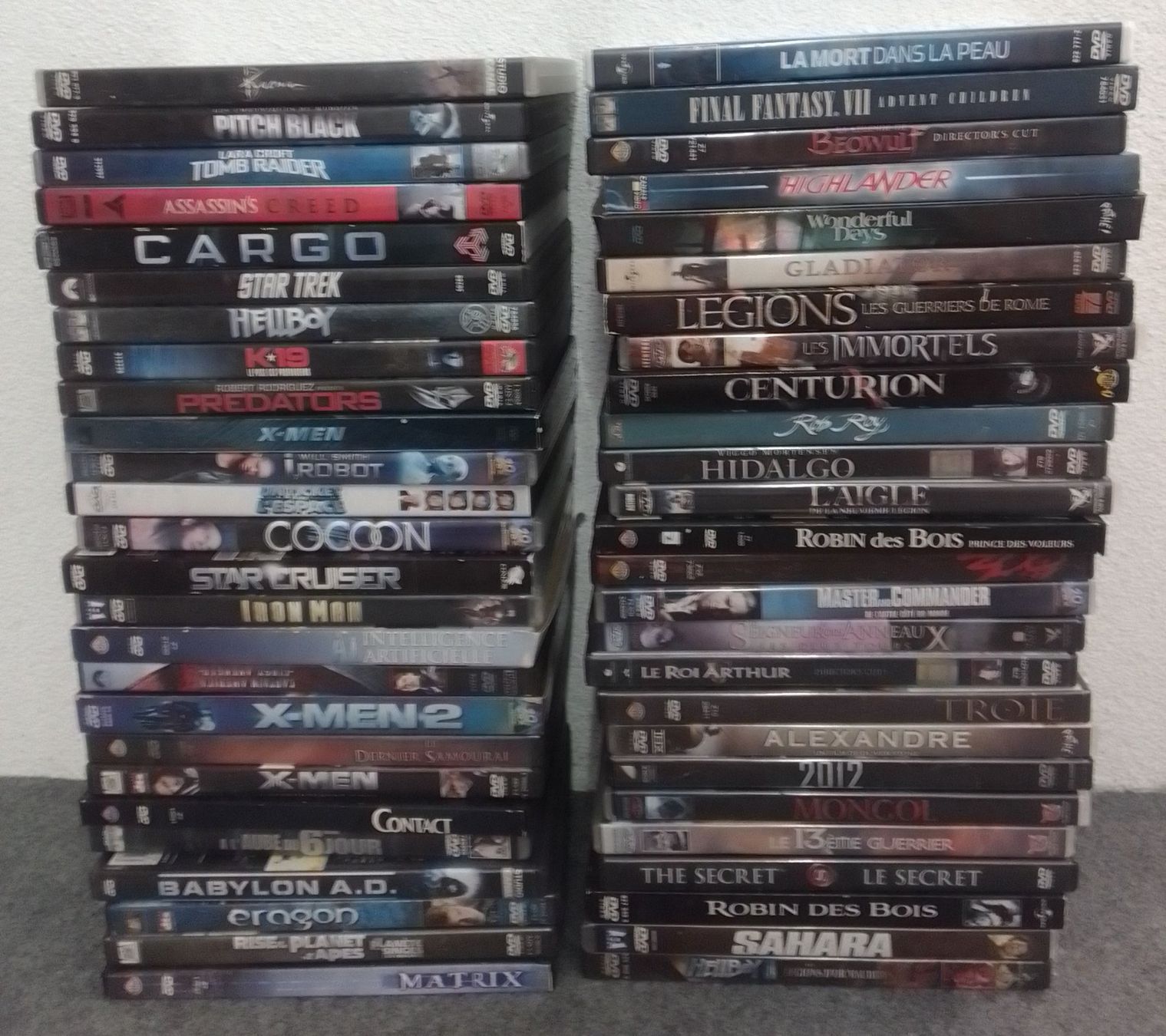 Alle DVDs: Lot de 52 DVD films fiction/aventure – Gebraucht aus Préverenges von gga_f9hf