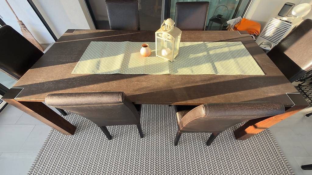 Tavoli: Esstisch 95 x 200 cm mit 7 Stühlen – Usato da Hünenberg See venduto da Burak74 2