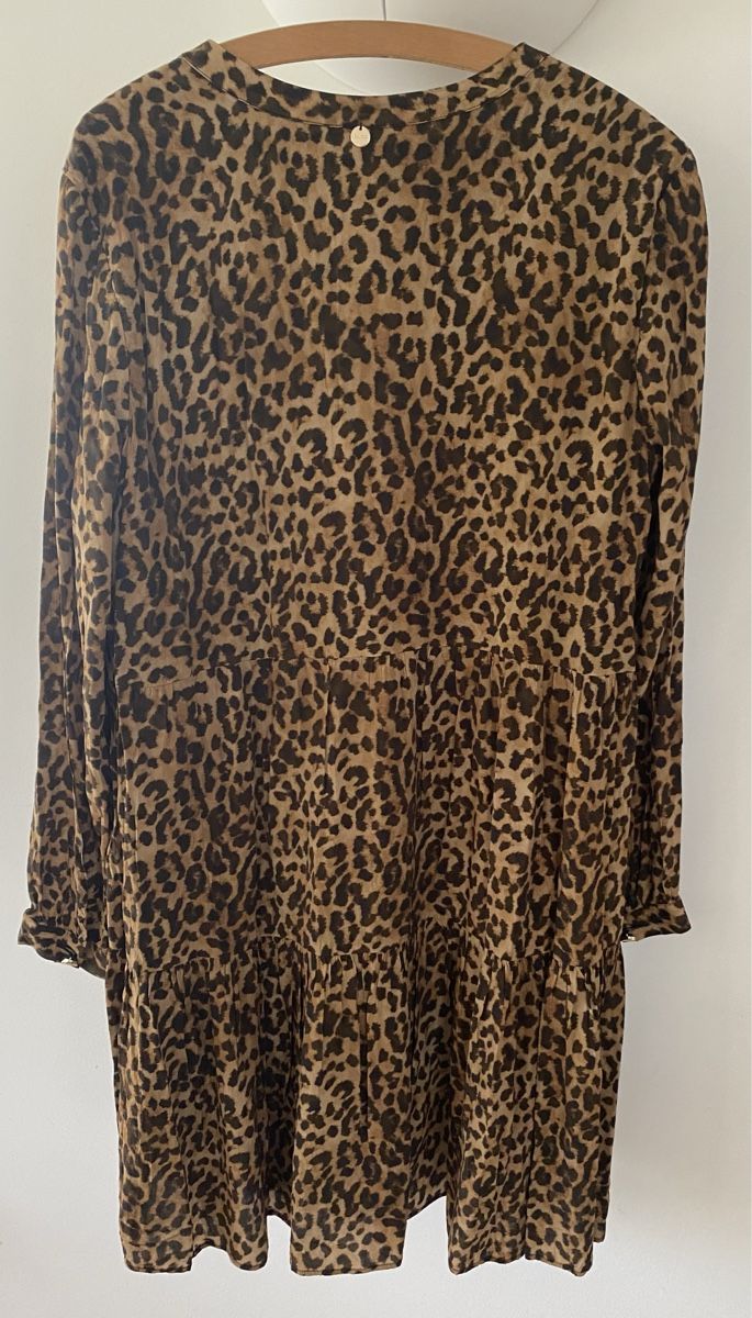 Rich & Royal Kleider: RICH & ROYAL Kleid Gr. 40 mit Leopardenmuster – Gebraucht aus Jona von Flamingoo 3