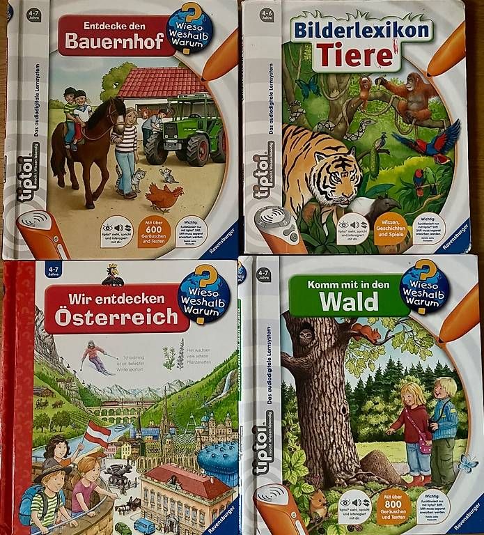 Giochi: Ravensburger tiptoi Stift mit 4 Büchern  – Usato da Zürich venduto da Rfigaro 1