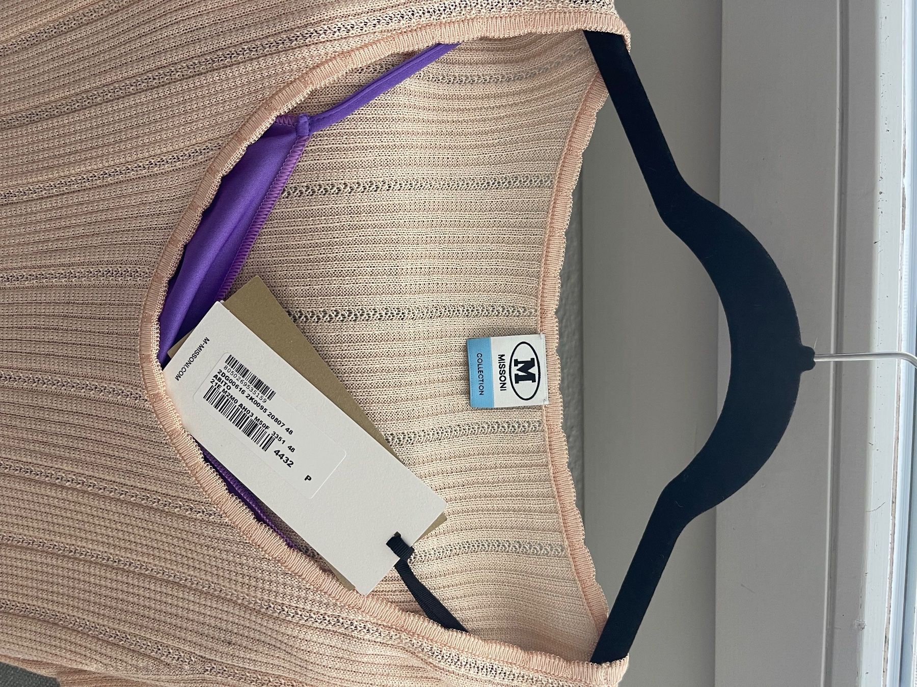 Missoni Kleider: Strickkleid Missoni Grösse M hellrosa mit Etikett – Neu und originalverpackt aus Cham von pri_9ktk 2