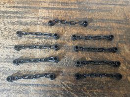 lego 92338 lot de 9 pièces Black Chain 5 Links