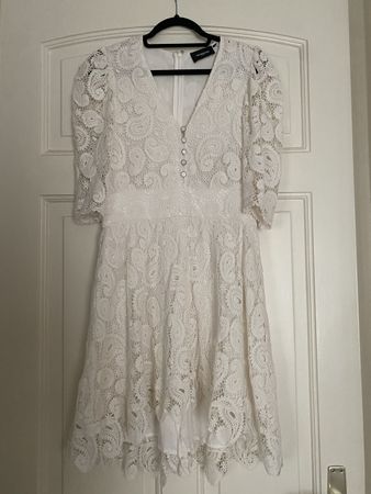 Robe dentelle blanche The Kooples T2 été mariage bohème