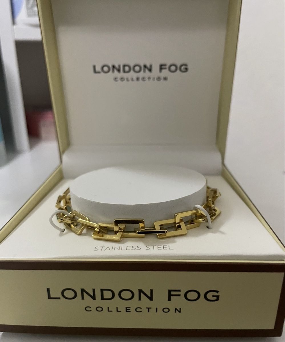 Armband London Fog Edelstahl goldfarben neu in Box (Neu und ...