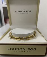 Armband London Fog Edelstahl goldfarben neu in Box
