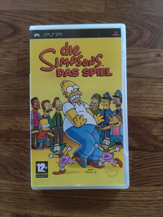 Simpsons Spiel für Playstation Portable (PSP) (Gebraucht) in Recherswil ...