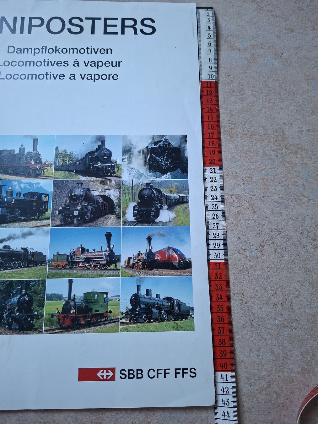 Foto & Immagini: MINIPOSTERS Dampflokomotiven SBB CFF FFS Poster Mappe – Usato da Klingnau venduto da vollmond36 3