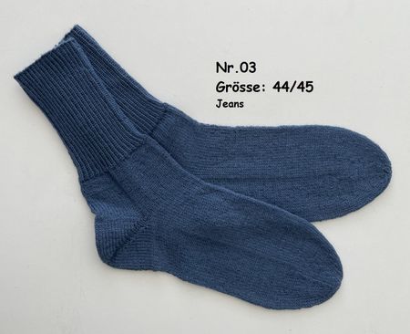 Socken handgestrickt  Gr.44/45  Nr.03