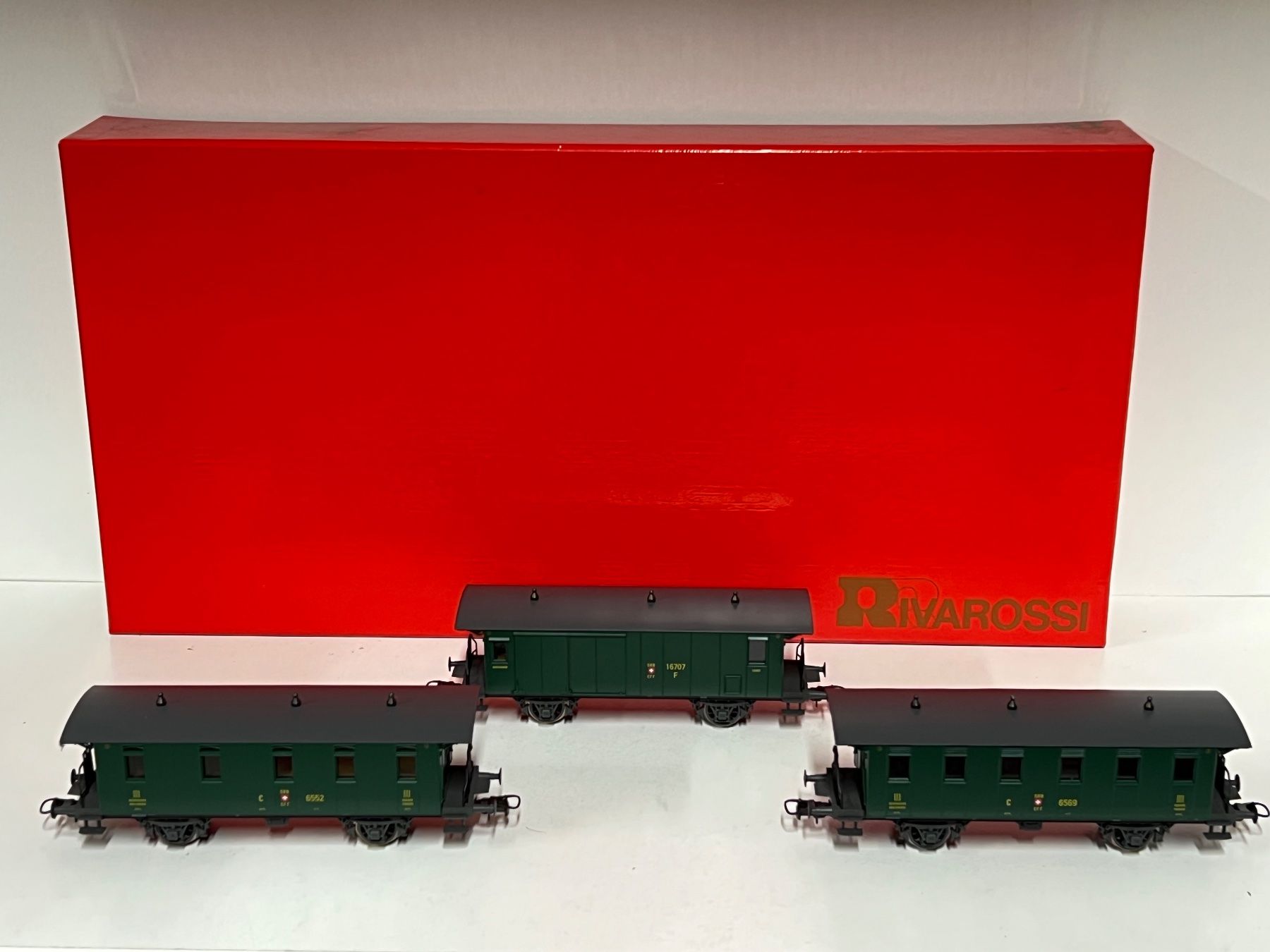 Rivarossi Trains électriques: RIVAROSSI 3664 OLDTIMER-SET SBB CFF H0 DC – Neuf (Voir description) à Neuenhof par ludovicco 4