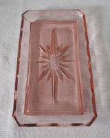 Glasplatte 20,5cmx11,5cmx2cm 50er Jahre