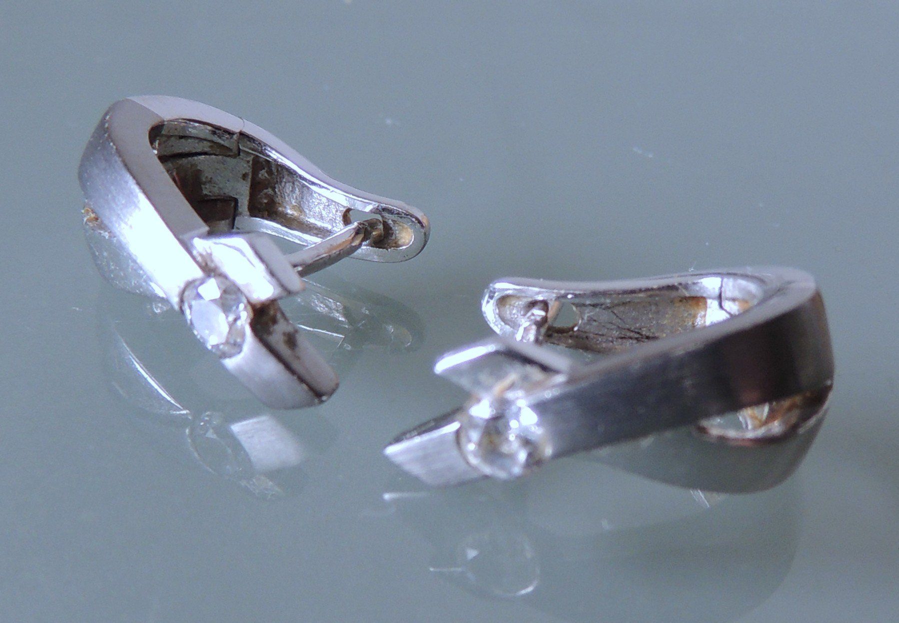 Boucles d'oreille: Silber 925 Ohrringe 15 x 7 mm – D'occasion à Waldenburg par schaller707 3
