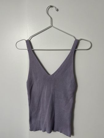 Neues Mela Strick Top Lavendel M 
