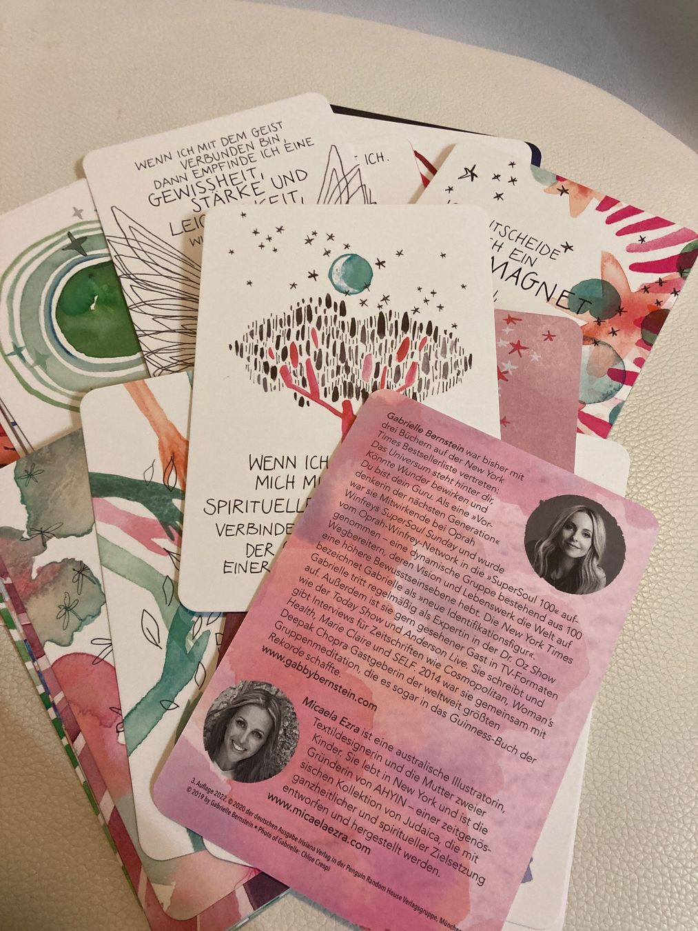 Bücher: Gabrielle Bernstein Kartenset – Gebraucht aus Zürich von Frangipan23 1